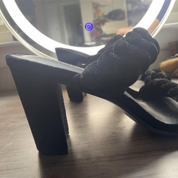 Braided Taper Heel Sandal - Picture 2 of 3